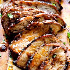 Cajun Steak with Apricot Orange Glaze
