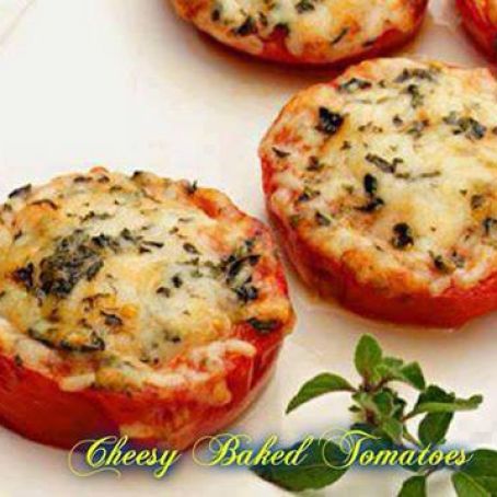 CHEESY BAKED TOMATOES