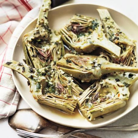 Roman Style Artichokes