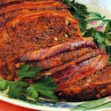 Bacon Topped Meat Loaf
