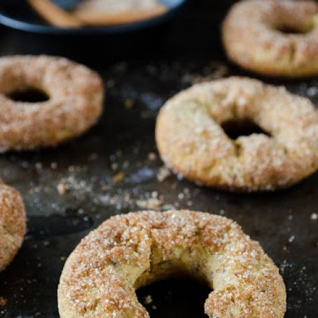 donut - Baked Cinnamon Sugar Yeast Donuts (Gluten Free)