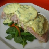 Dannon Smart Swap Recipes | Roasted Salmon with Cilantro Yogurt Pesto