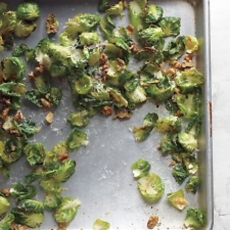 Crisp Brussels Sprout Leaves