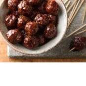 Hot and Saucy Cocktail Meatballs