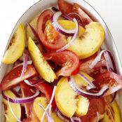 Tomato Peach Salad