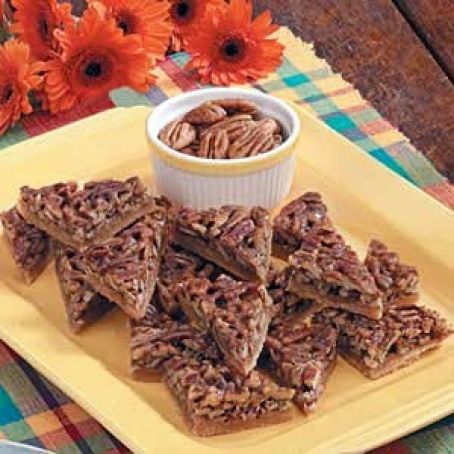 Honey Pecan Triangles Recipe