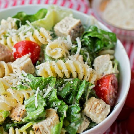 Chicken Caesar Pasta Salad