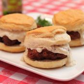 Chicken Fried Steak and Biscuit Sliders