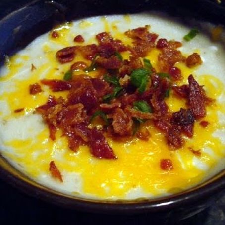 Cheesy Potato Soup - Slow Cooker