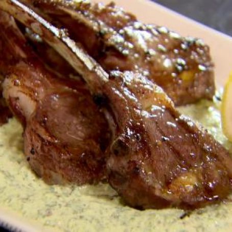 Greek Lamb with Yogurt Mint Sauce