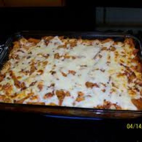 Italian Chicken-and-Pasta Bake