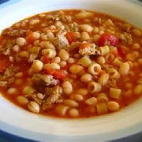 Pasta Fagioli with Sausage