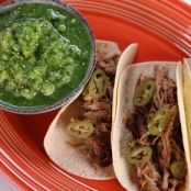 Pati Jinich's Carnitas con Salsa Verde Cruda