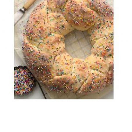 Easter Bread Wreath