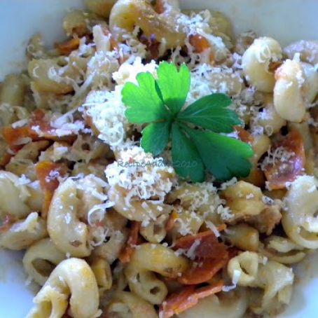 Penne with Shrimp and Herbed Cream Sauce