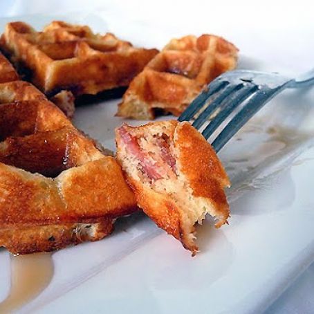 Brown Sugar Bacon Buttermilk Waffles