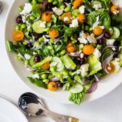 Greek Salad with Edamame