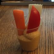 Veggie Hummus cups