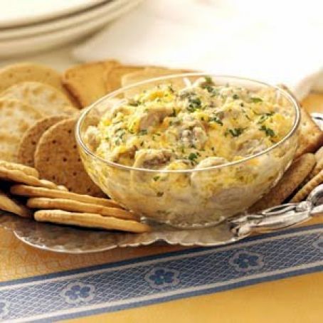 Hot Cheddar-Mushroom Spread Recipe
