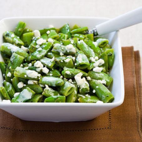 Minty Sugar Snap Pea Salad