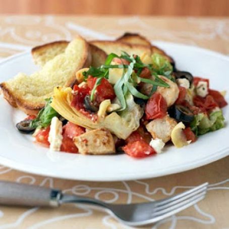 Mediterranean Pizza Skillet