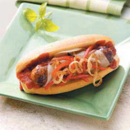 Italian Sausage Subs for 2