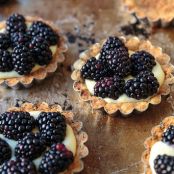Brown Butter Tarts with Blackberries