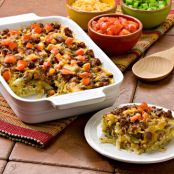 Cheesy Mexican Potato Casserole