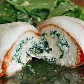 Chicken Rollatini with Spinach alla Parmigiana