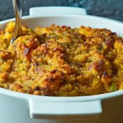 Cornbread Dressing with Sage and Black Pepper