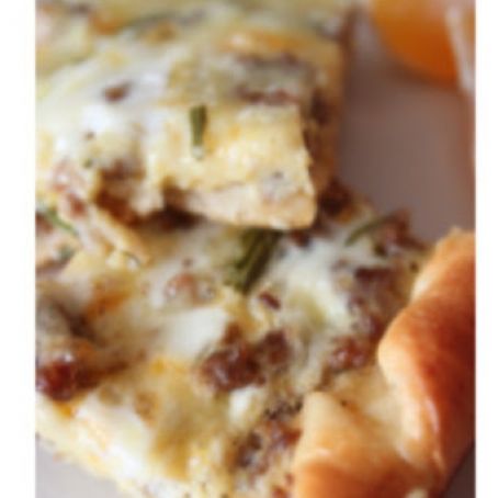 Breakfast - Cresent Roll Casserole.