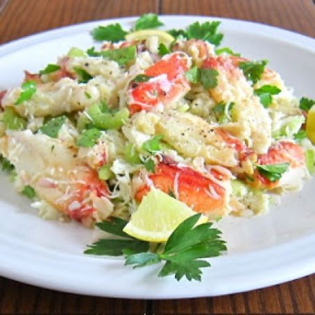 Macaroni Salad with Crab