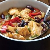 Chicken and Pepper Stew With Olives Recipe | Real Simple Recipes
