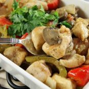 Easy Baked Chicken Cacciatore