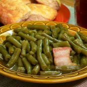 Old Fashioned Slow Stewed Southern Green Beans