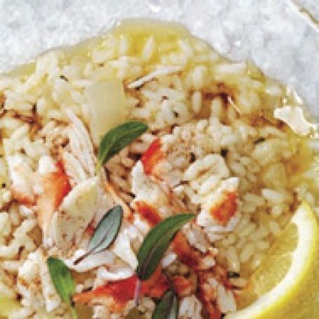 Crab Risotto w/browned butter