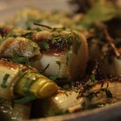 Braised Leeks with Hazelnut