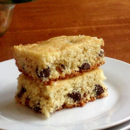 bars - chocolate chip blondies