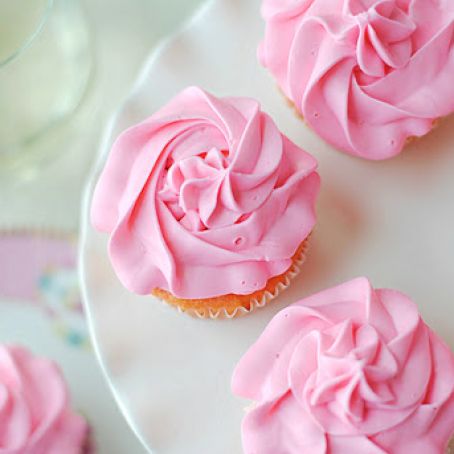 Strawberry Moscato Cupcakes