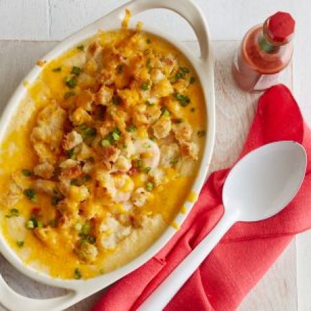 Shrimp-and-Grits Casserole