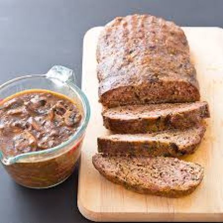Meatloaf with Mushroom Gravy- Cook's Country Recipe