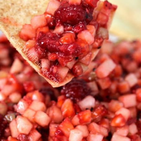 Fruit Salsa with Cinnamon Chips