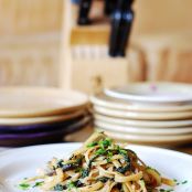 Mushroom Spinach Pasta