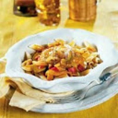 Slow-Cooked Ratatouille with Penne