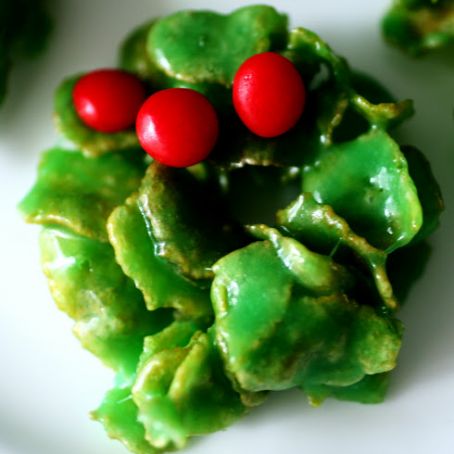 Corn Flake Christmas Wreaths