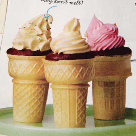 Cupcakes- Cake Filled Cones