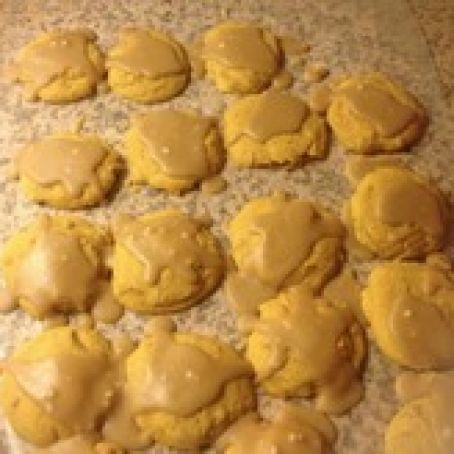 Glazed Pumpkin Cookies