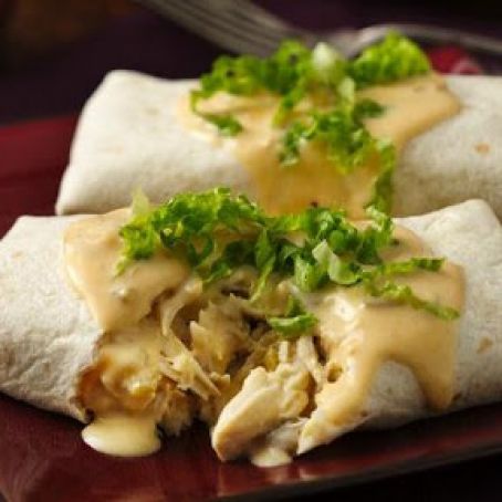 Cheesy Chicken Sour Cream Burritos