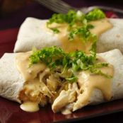 Cheesy Chicken Sour Cream Burritos