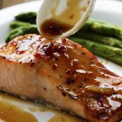 Sweet Chili Garlic Glazed Salmon
